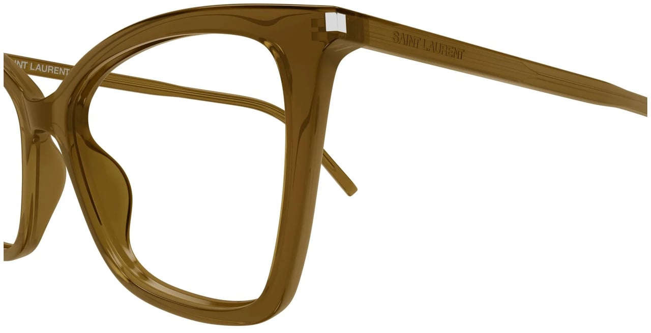 Saint Laurent Eyeglasses Saint Laurent SL 386 009 Brown Brown Transpare 53/16/145 Wit