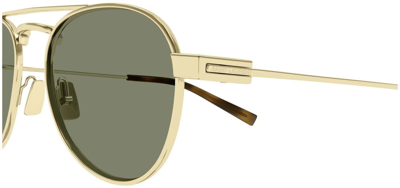 Saint Laurent Sunglasses Saint Laurent SL 708 003 gold gold green 54/19/140 Neutraal