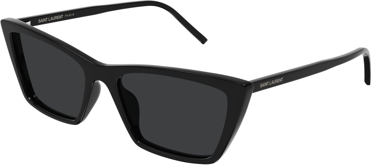 Saint Laurent Sl 737 Mica Thin Cat-Eye Sunglasses Grijs