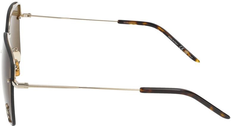 Saint Laurent Sunglasses Saint Laurent SL 312 M 014 Gold Gold Brown 58/17/145 Neutraal