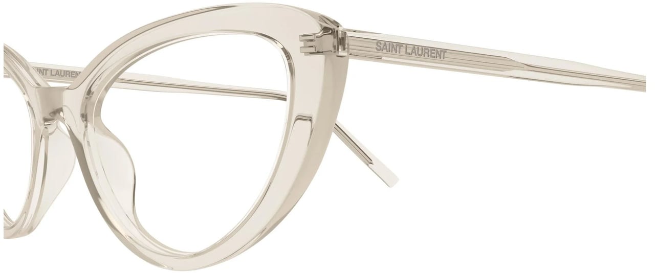 Saint Laurent Eyeglasses Saint Laurent SL 777 004 Beige Beige Transpare 55/19/145 Wit