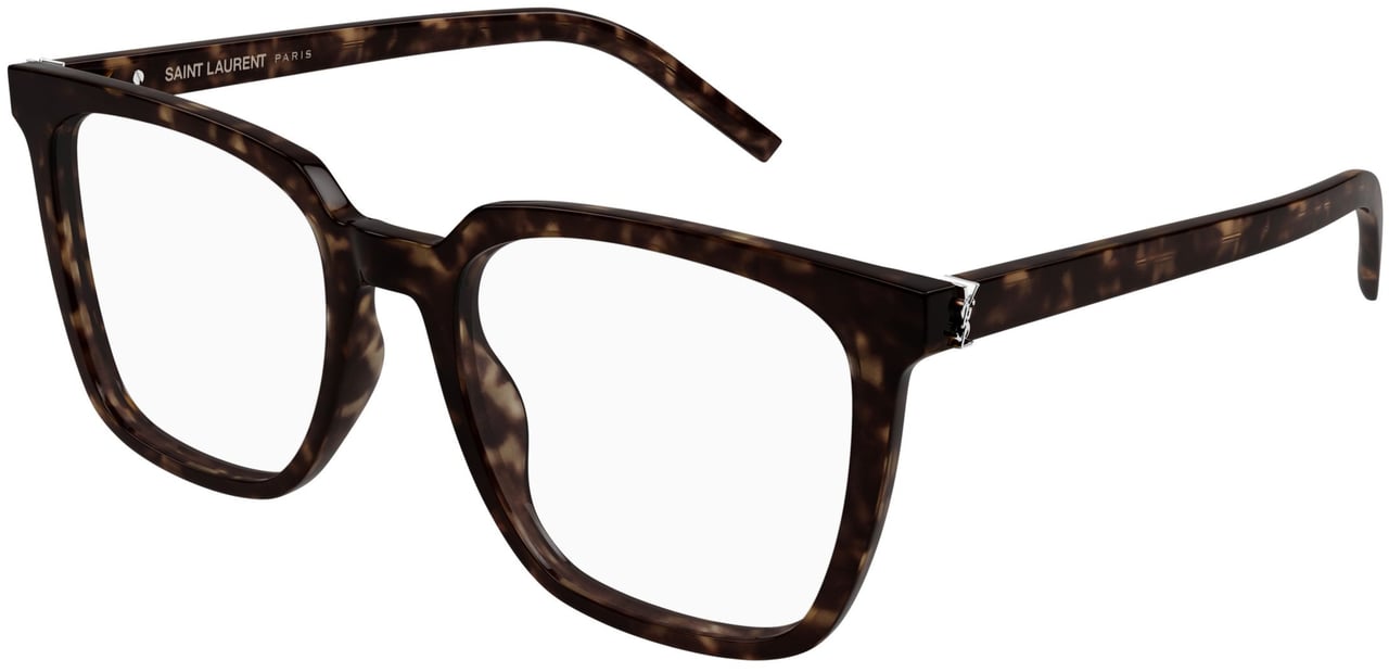 Saint Laurent Sl M146 Opt Oversized Square Tortoiseshell Sunglasses Wit