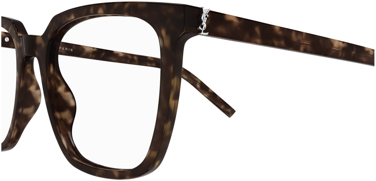 Saint Laurent Sl M146 Opt Oversized Square Tortoiseshell Sunglasses Wit