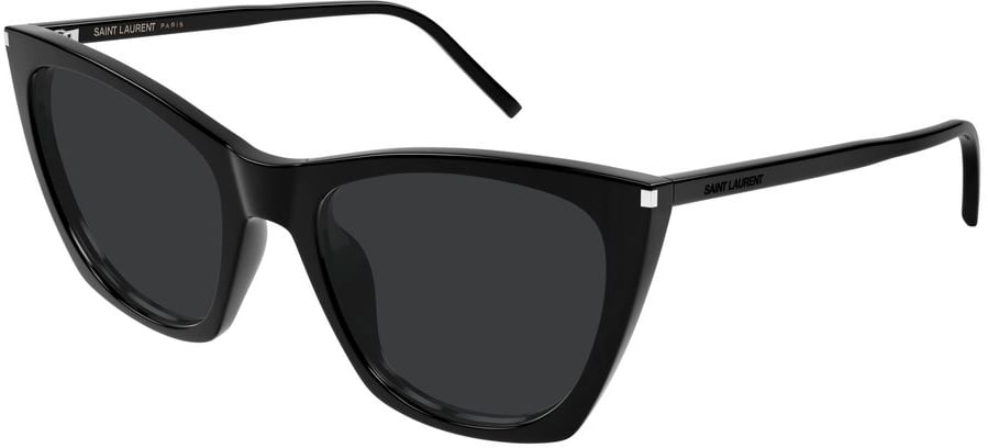Saint Laurent Sunglasses Saint Laurent SL 214 KATE THIN 001 black black black 55/20/145 Grijs