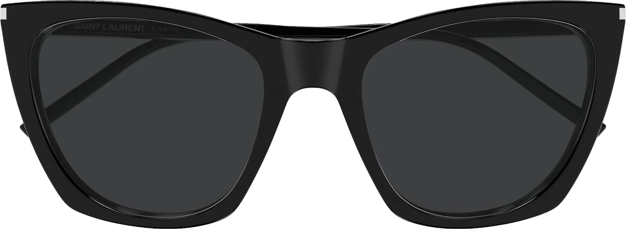Saint Laurent Sunglasses Saint Laurent SL 214 KATE THIN 001 black black black 55/20/145 Grijs