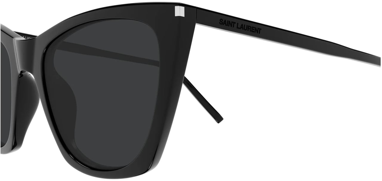 Saint Laurent Sunglasses Saint Laurent SL 214 KATE THIN 001 black black black 55/20/145 Grijs