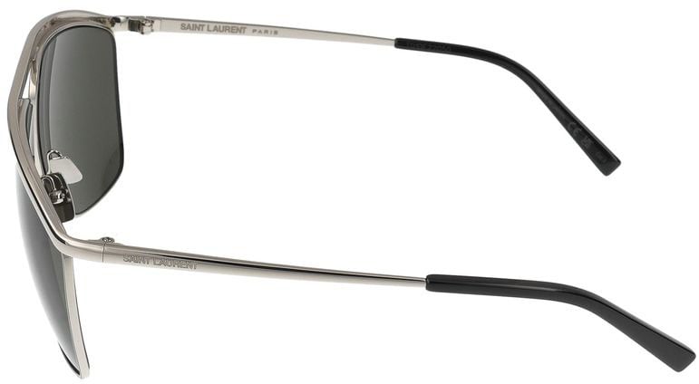 Saint Laurent Sunglasses Saint Laurent SL 820 VICTOIRE 001 silver silver grey 61/13/135 Grijs