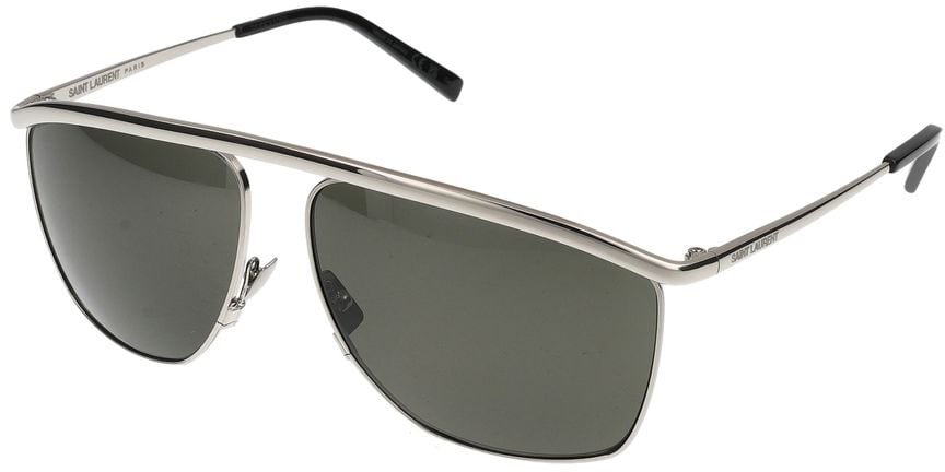 Saint Laurent Sunglasses Saint Laurent SL 820 VICTOIRE 001 silver silver grey 61/13/135 Grijs