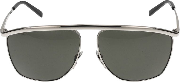 Saint Laurent Sunglasses Saint Laurent SL 820 VICTOIRE 001 silver silver grey 61/13/135 Grijs