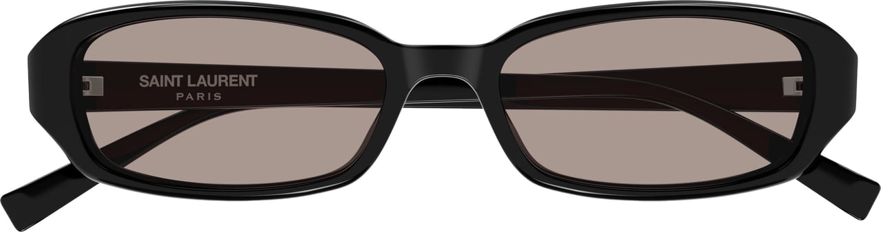 Saint Laurent Sl 872 Erin Rectangular Frame Sunglasses Zwart