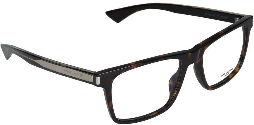 Saint Laurent Eyeglasses SL 882 007 havana crystal transp 57/18/145 Rood