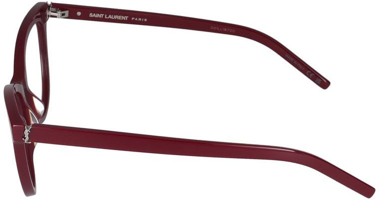 Saint Laurent Eyeglasses SL M164 011 burgundy burgundy tra 53/17/145 Rood