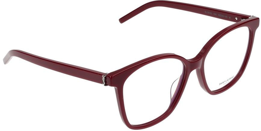 Saint Laurent Eyeglasses SL M162 006 burgundy burgundy tra 55/16/145 Rood