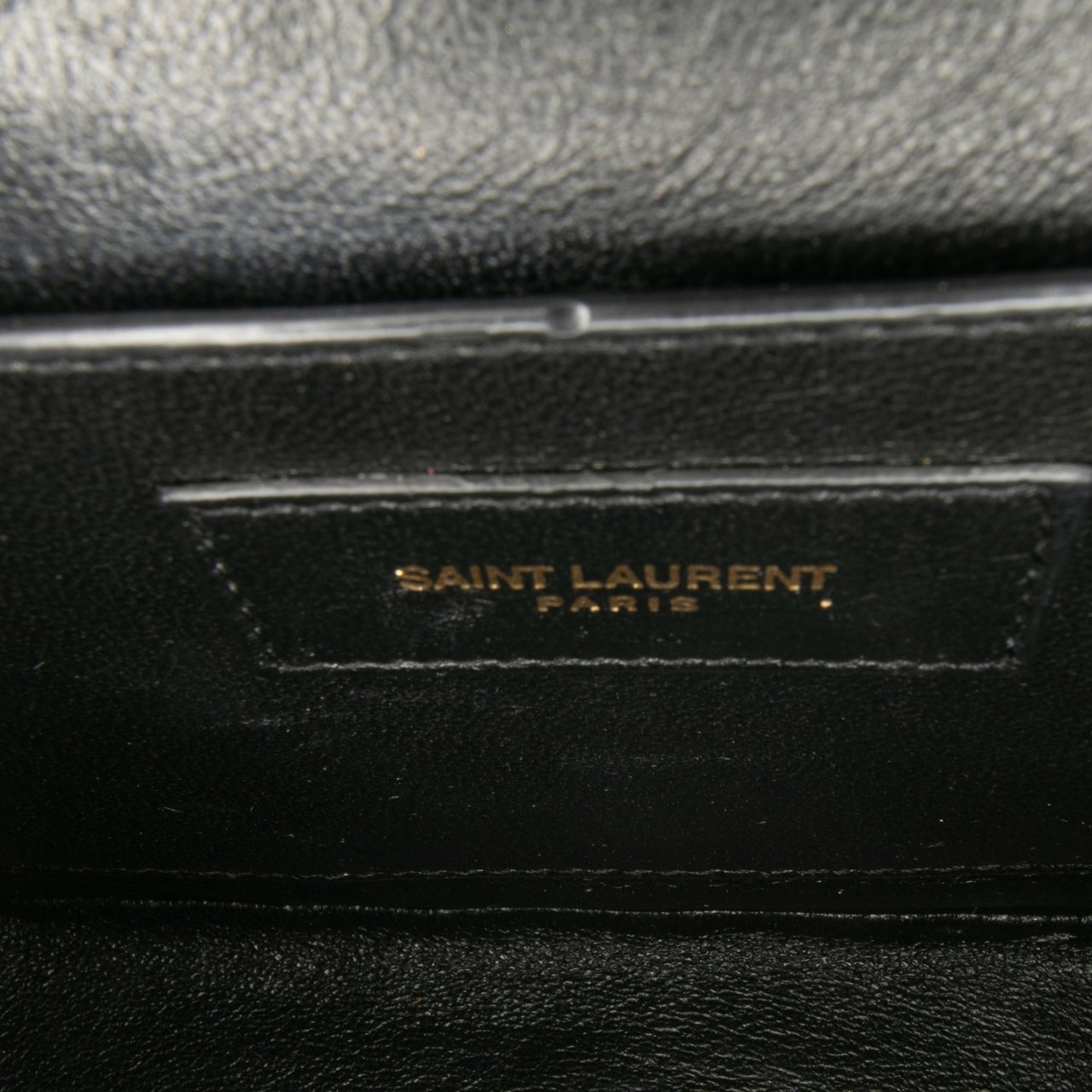 Saint Laurent Medium Lambskin Monogram Vicky Chain Bag Blauw