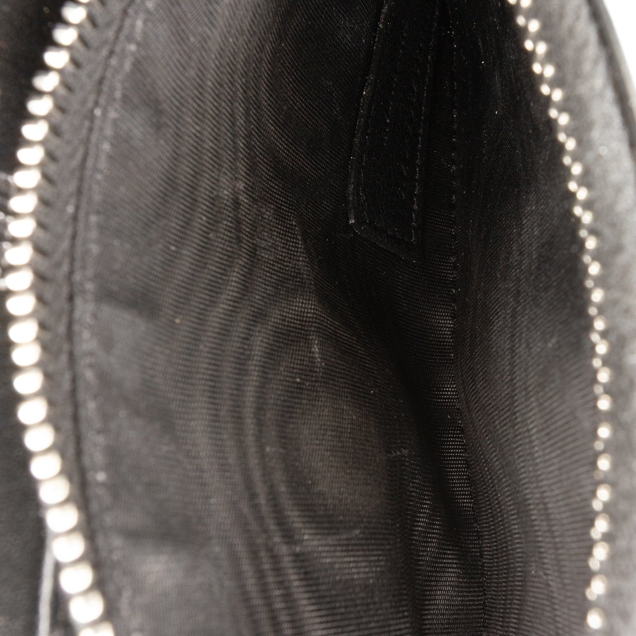 Saint Laurent Croc Embossed Leather Monogram Kate Belt Bag Zwart