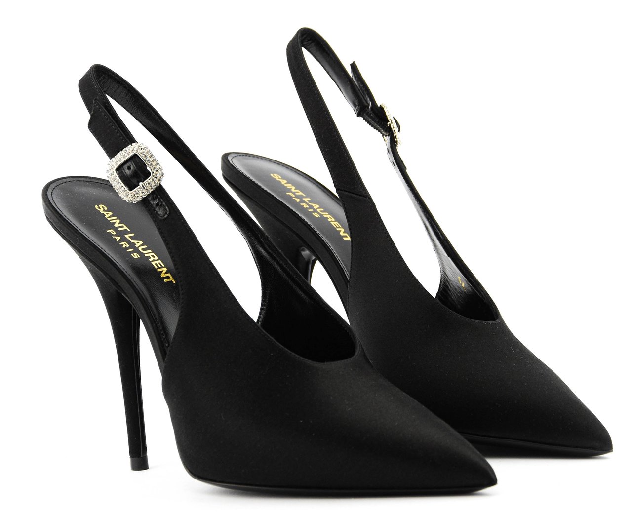Saint Laurent Yasmeen Slingback Pump Zwart