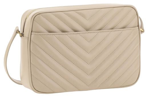Saint Laurent Saint Laurent Beige Calf Leather Bos Taurus Shoulder Bag Beige