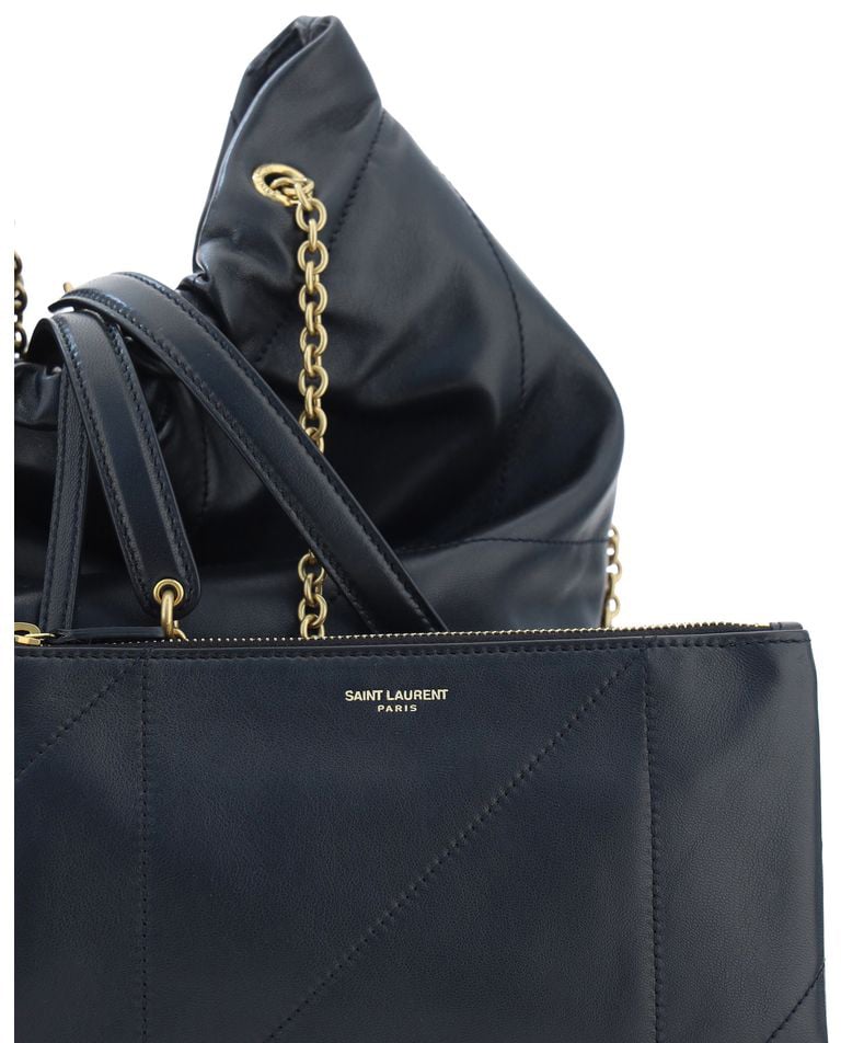 Saint Laurent Saint Laurent Black Lamb Ovis Aries Aries Shoulder Bag Zwart