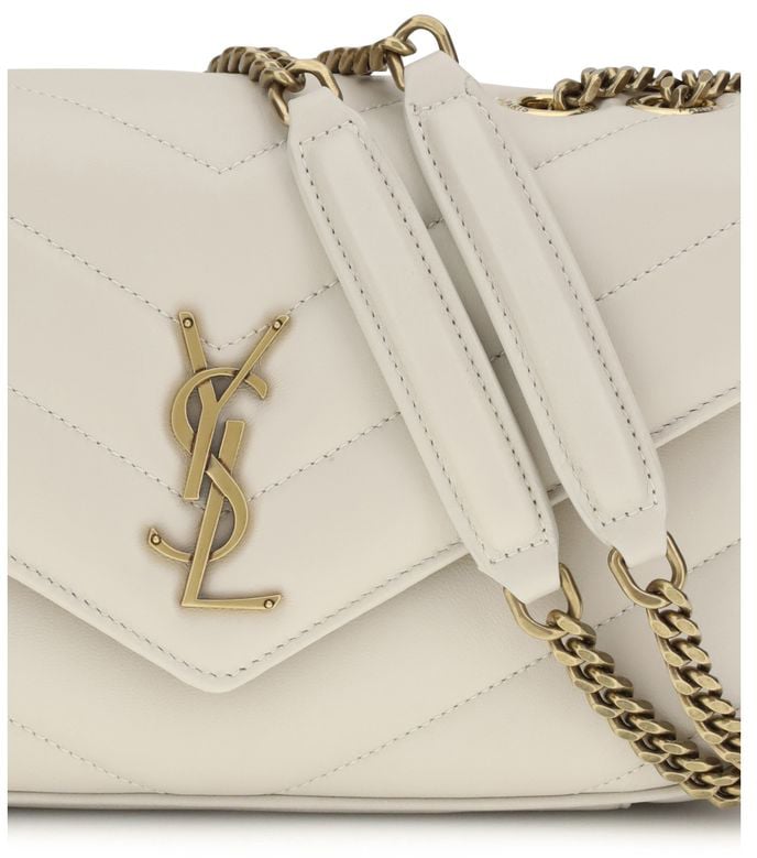 Saint Laurent Saint Laurent Beige Lamb Ovis Aries Aries Shoulder Bag Beige