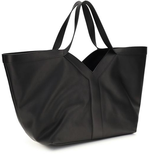 Saint Laurent Saint Laurent Black Calf Leather Bos Taurus Shoulder Bag Zwart