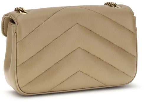 Saint Laurent Saint Laurent Beige Lamb Ovis Aries Aries Shoulder Bag Beige