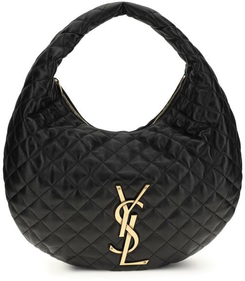 Saint Laurent Saint Laurent Black Lamb Ovis Aries Aries Shoulder Bag Zwart