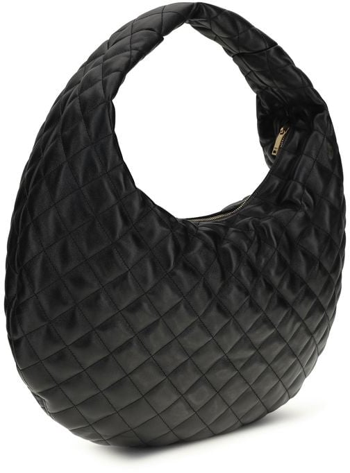 Saint Laurent Saint Laurent Black Lamb Ovis Aries Aries Shoulder Bag Zwart