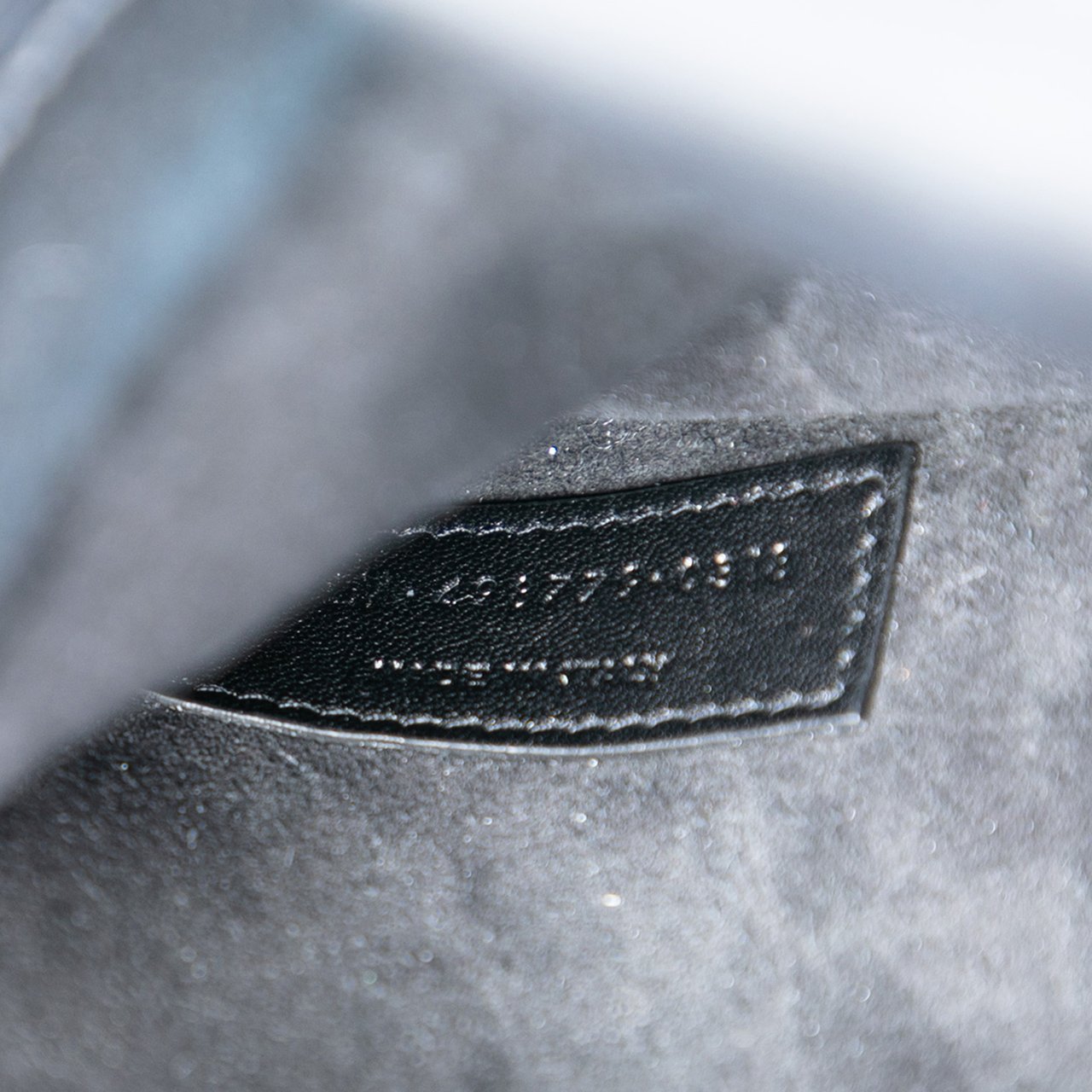 Saint Laurent Large Calfskin Monogram Sunset Crossbody Zwart