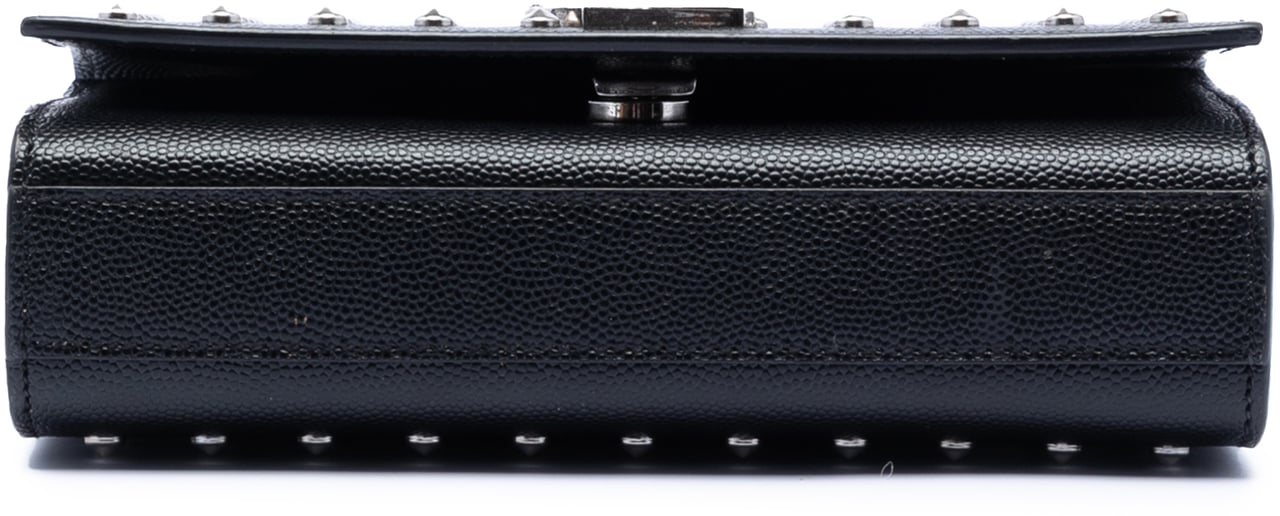 Saint Laurent Mini Grain De Poudre Studded Kate Shoulder Bag Zwart