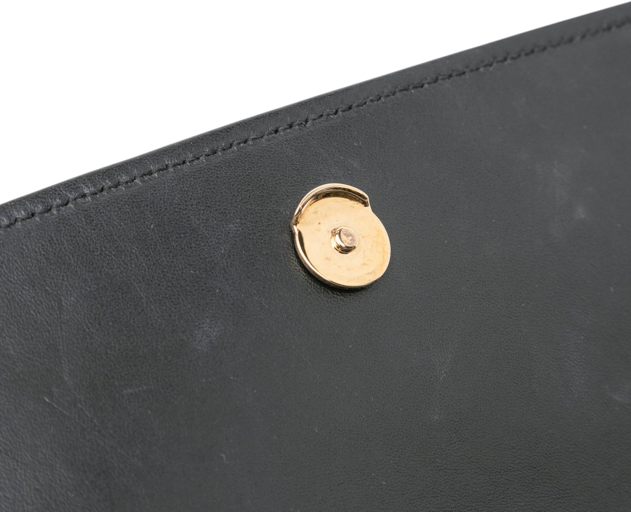 Saint Laurent Quilted Calfskin Victoire Chain Crossbody Zwart