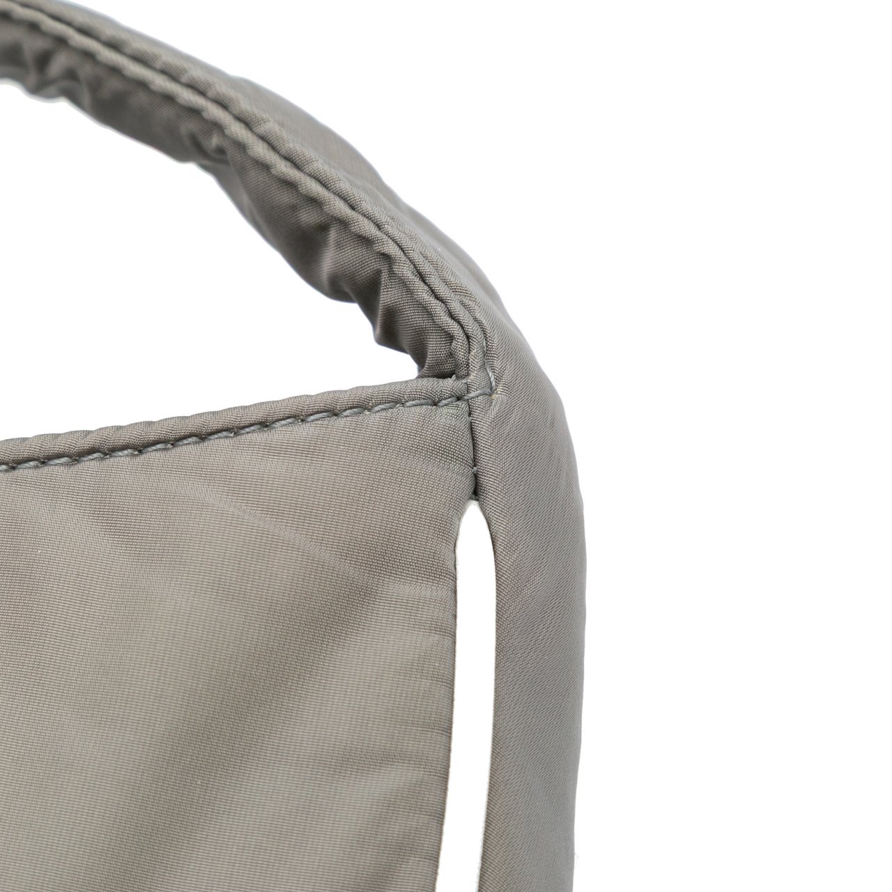 Saint Laurent Nylon Le 5 A 7 Shoulder Bag Grijs