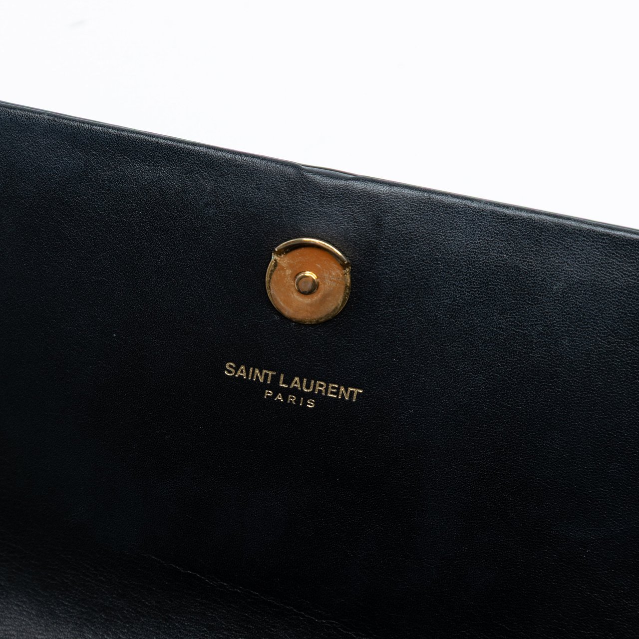 Saint Laurent Small Leather Monogram Kate Tassel Crossbody Zwart