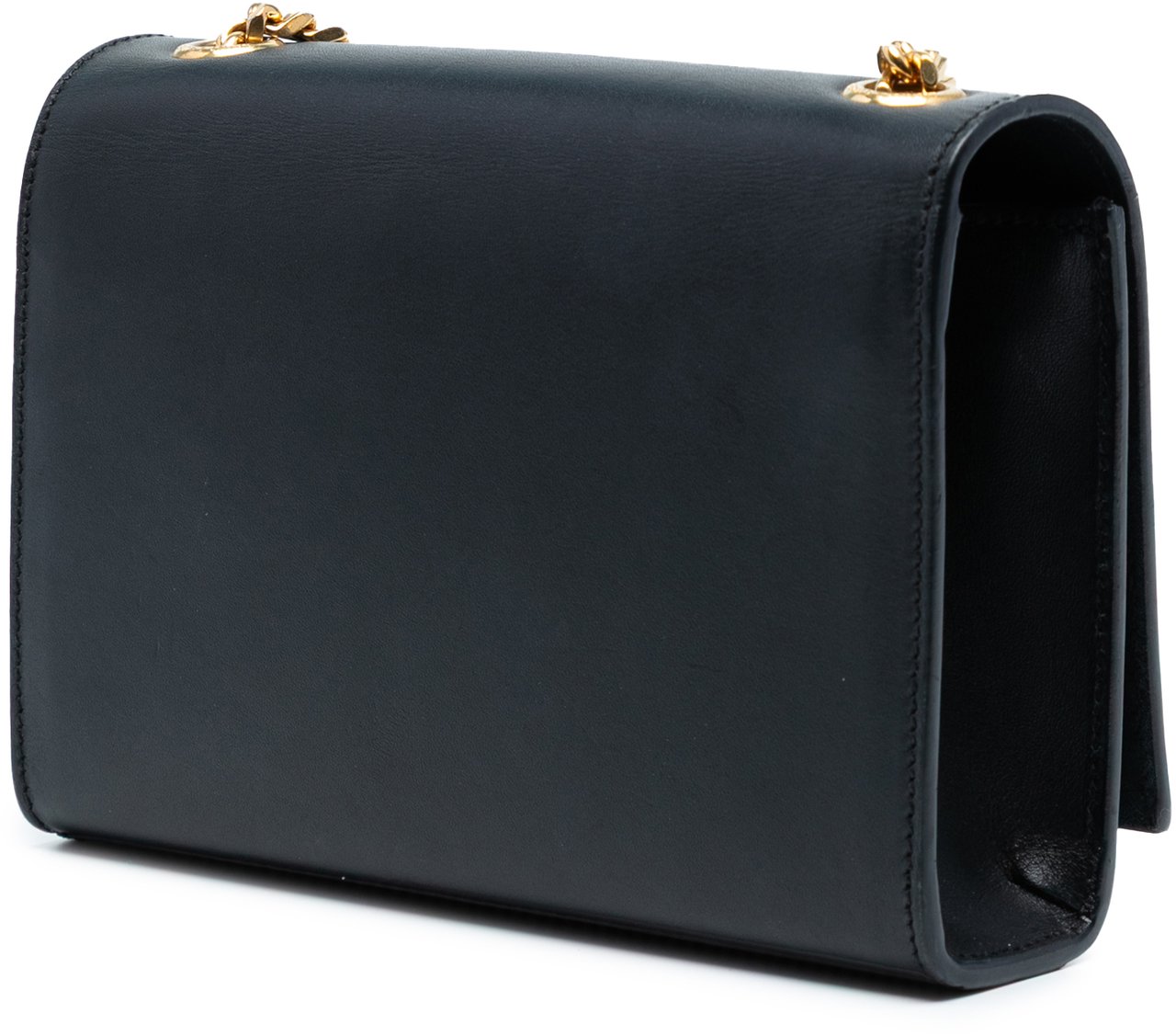 Saint Laurent Small Leather Monogram Kate Tassel Crossbody Zwart