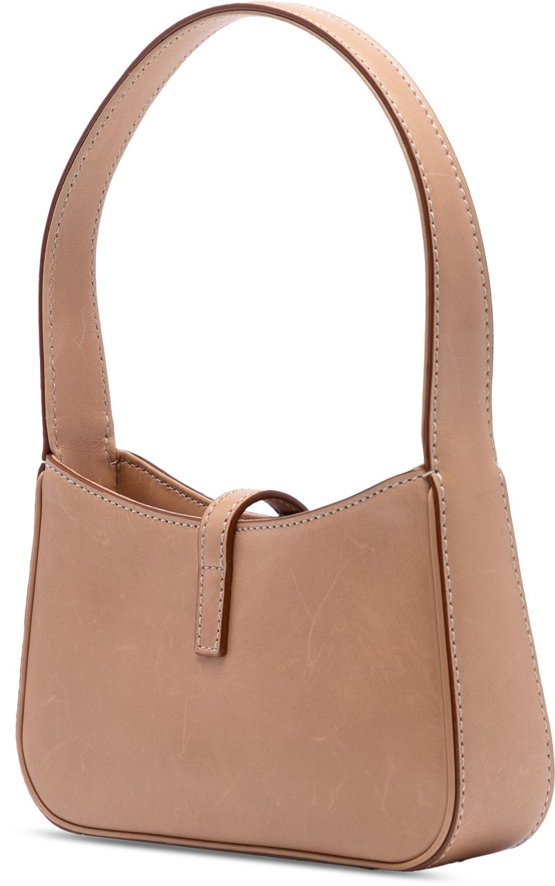 Saint Laurent Mini Smooth Calfskin Le 5 a 7 Hobo Bruin