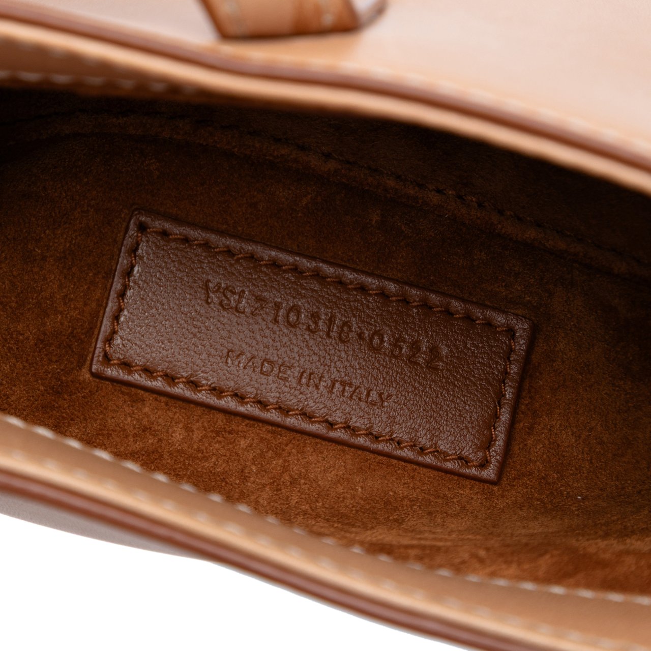 Saint Laurent Mini Smooth Calfskin Le 5 a 7 Hobo Bruin