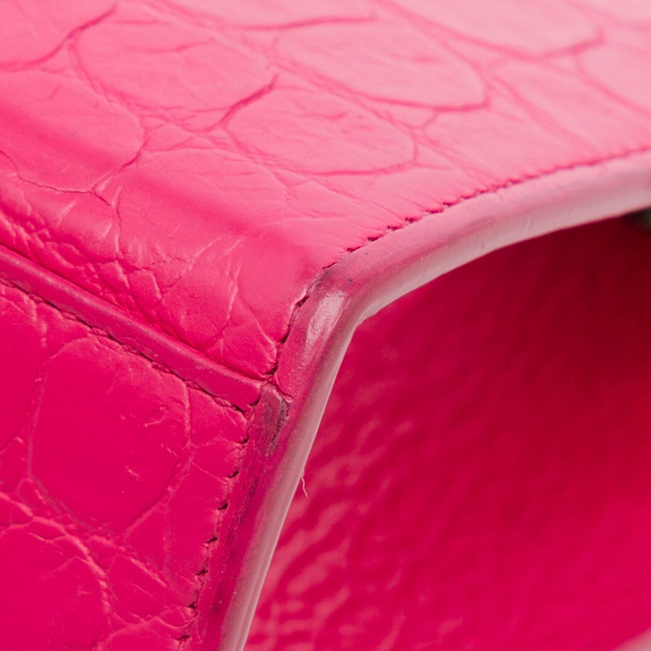 Saint Laurent Medium Embossed Kate Tassel Crossbody Roze