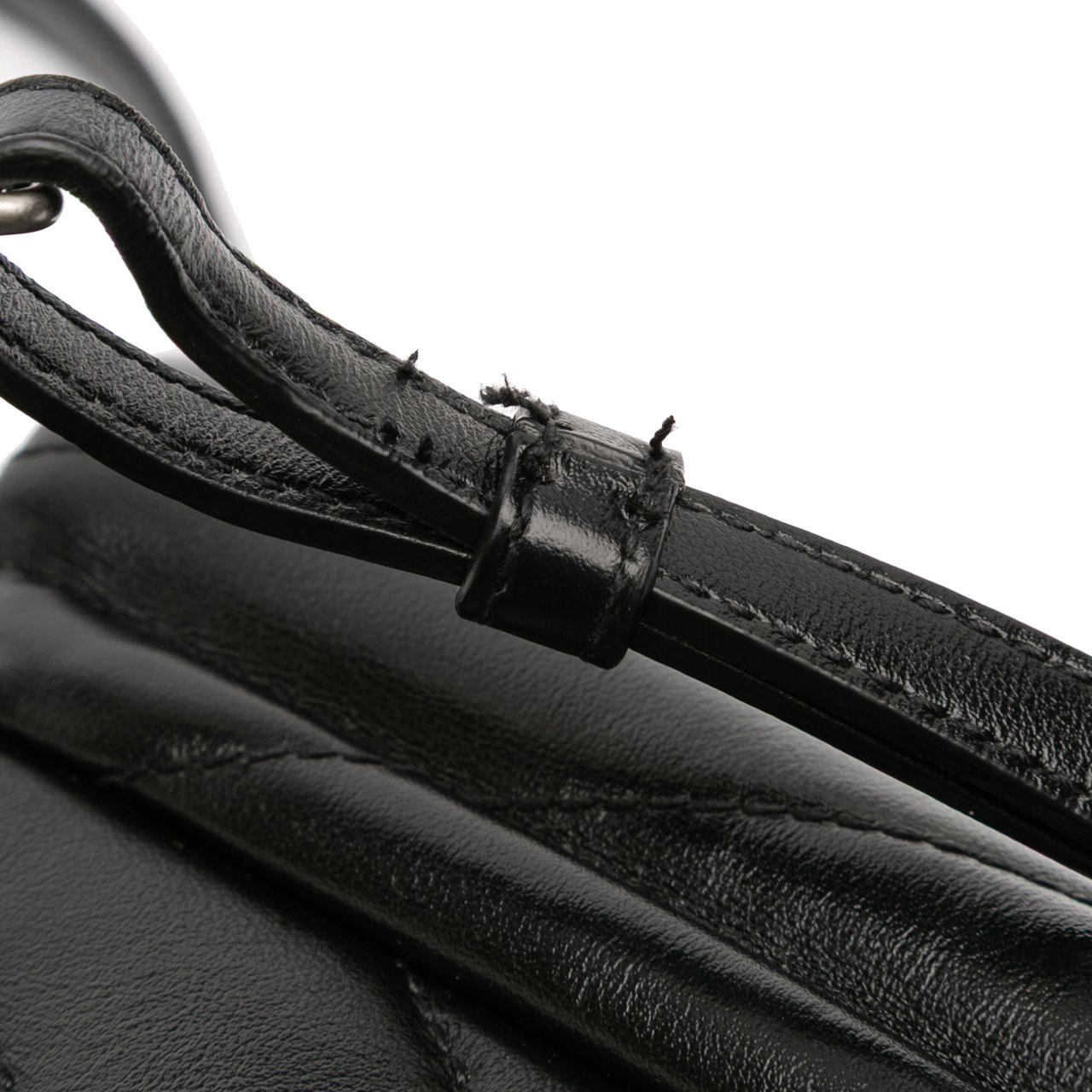 Saint Laurent Toy Leather Monogram LouLou Crossbody Zwart