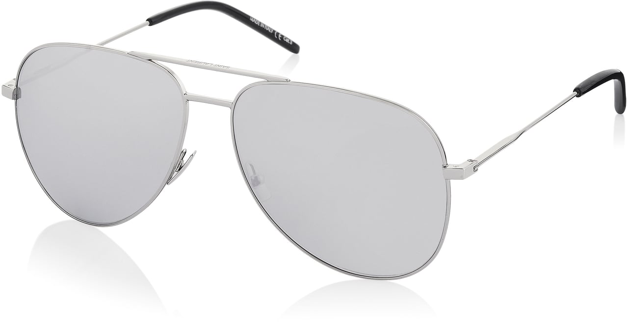 Saint Laurent Paris Sonnenbrille Zilver