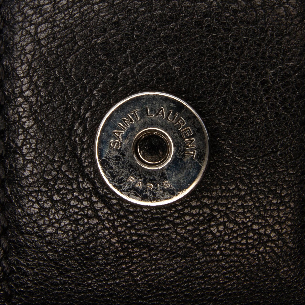 Saint Laurent Medium Lambskin Charlotte Messenger Bag Zwart