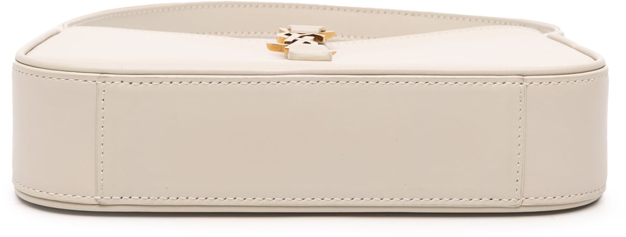 Saint Laurent Mini Smooth Calfskin Le 5 a 7 Hobo Wit