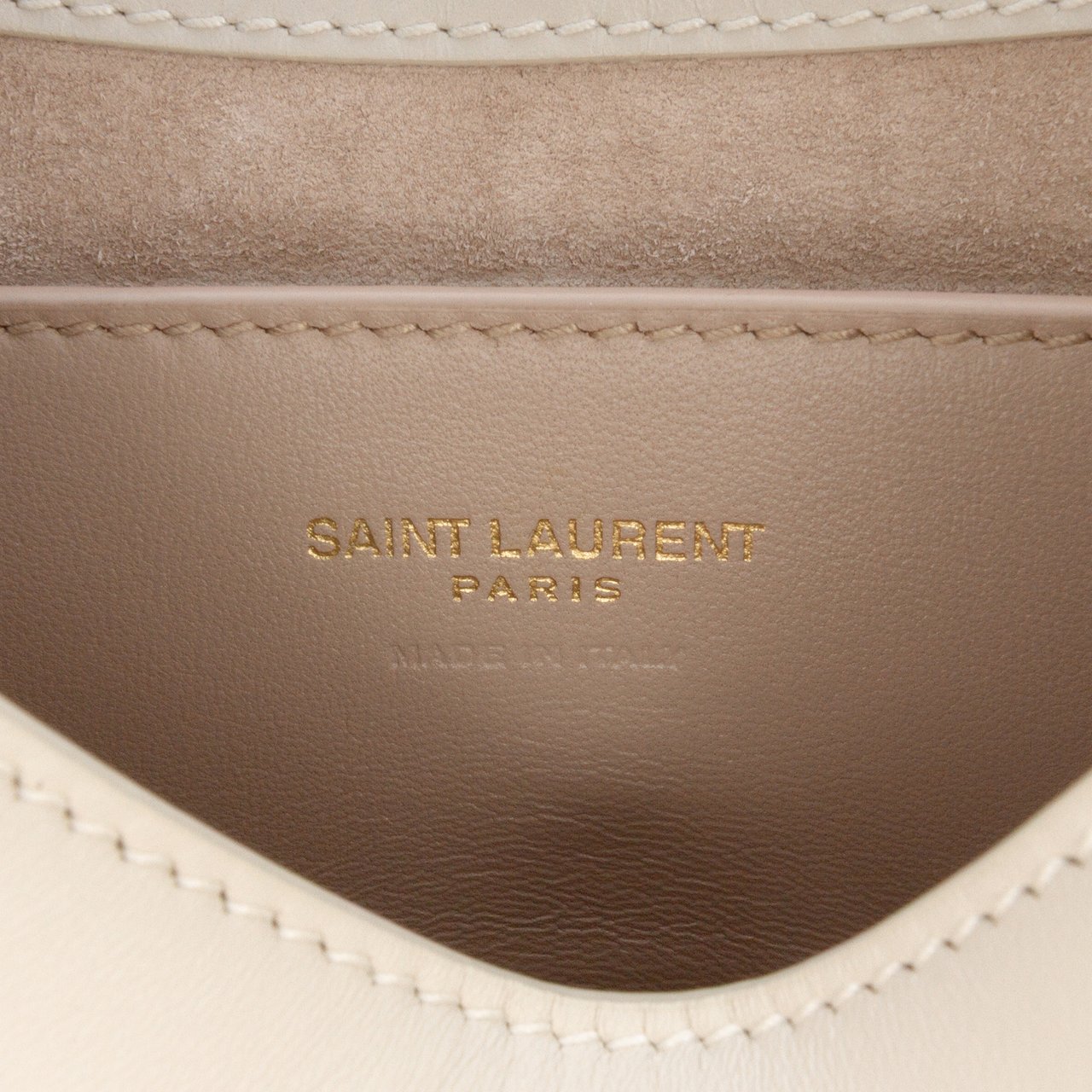 Saint Laurent Mini Smooth Calfskin Le 5 a 7 Hobo Wit