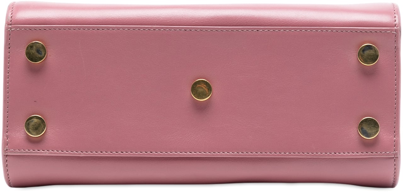 Saint Laurent Nano Leather Sac De Jour Satchel Roze