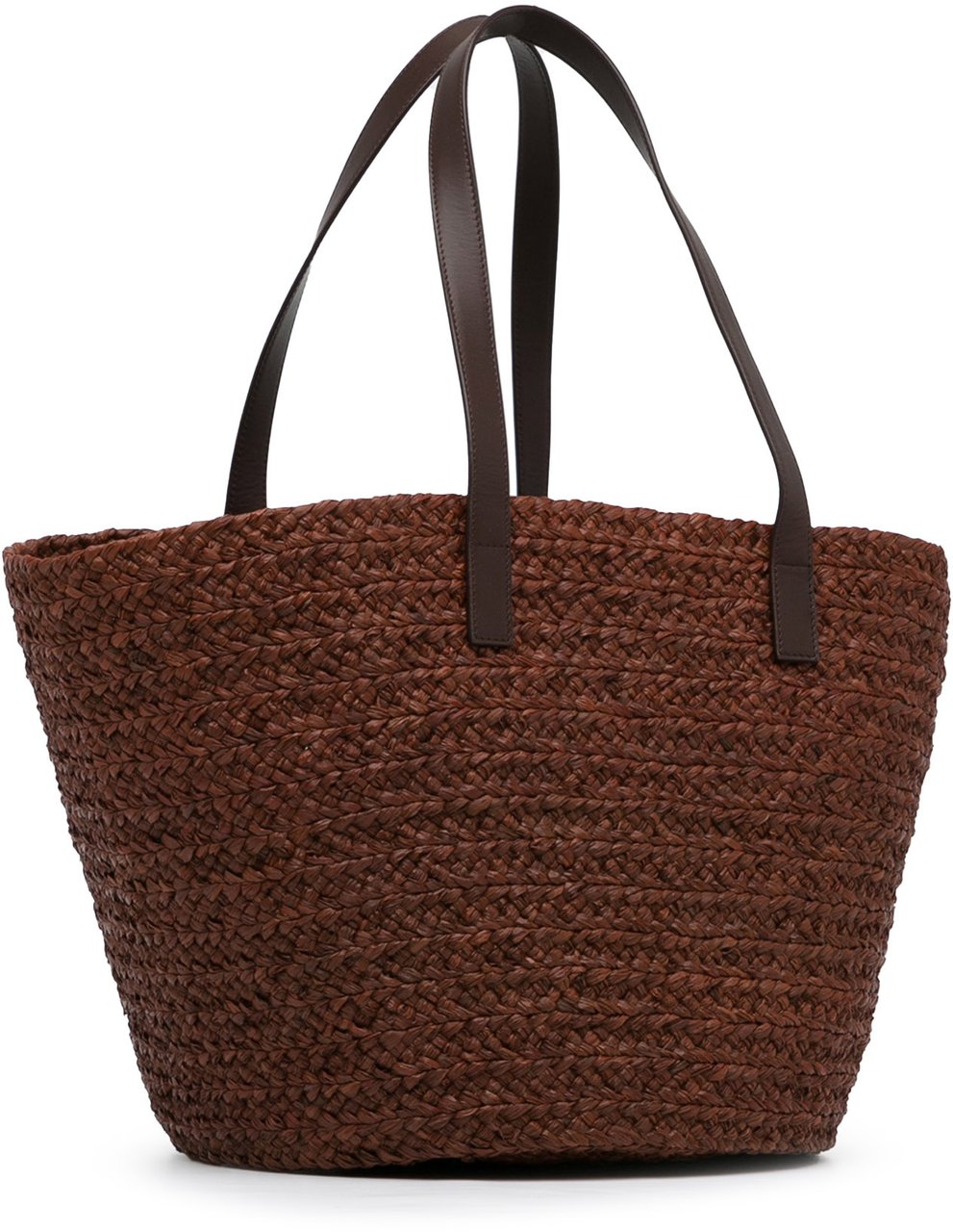 Saint Laurent Raffia Tote Bruin