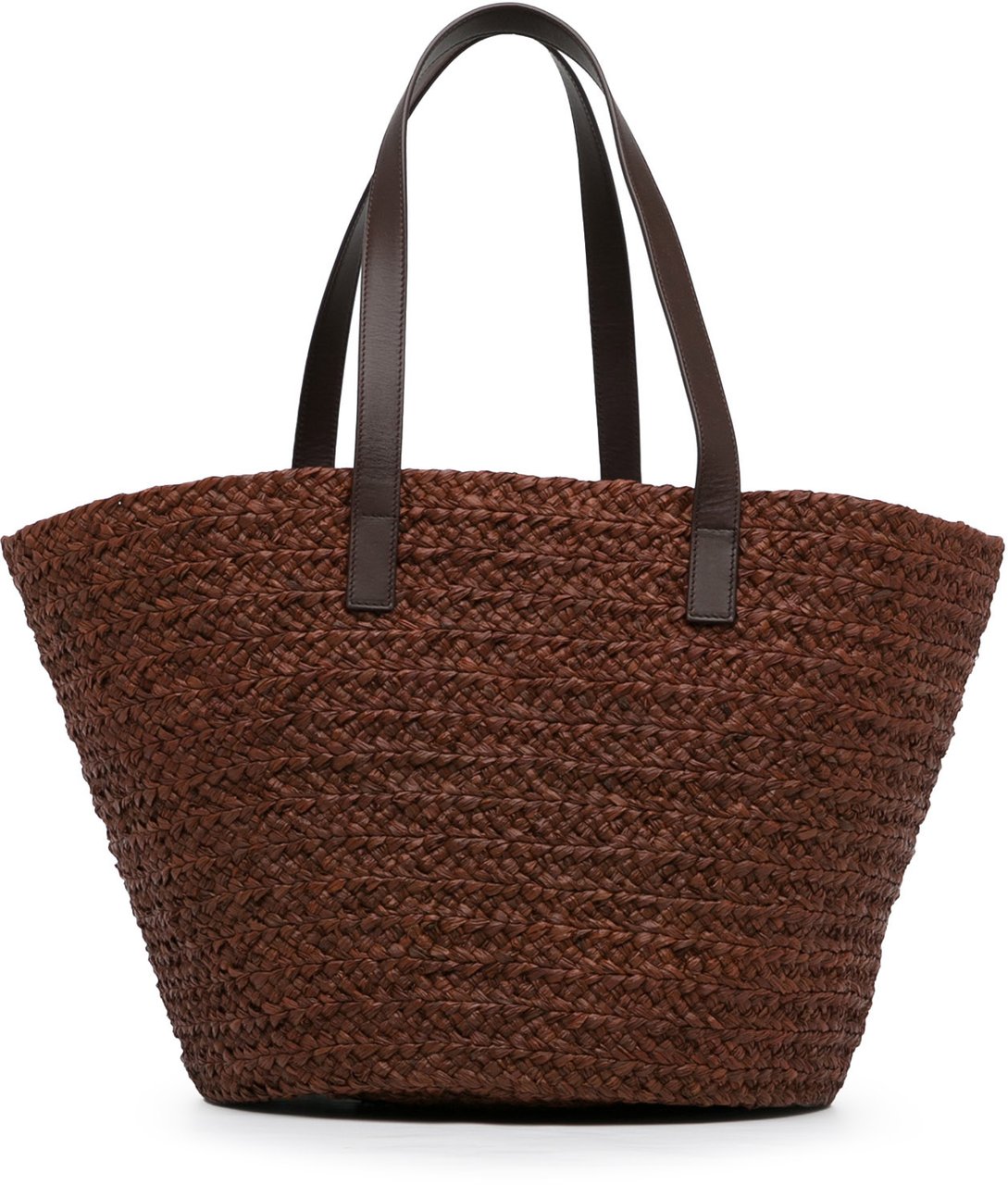 Saint Laurent Raffia Tote Bruin