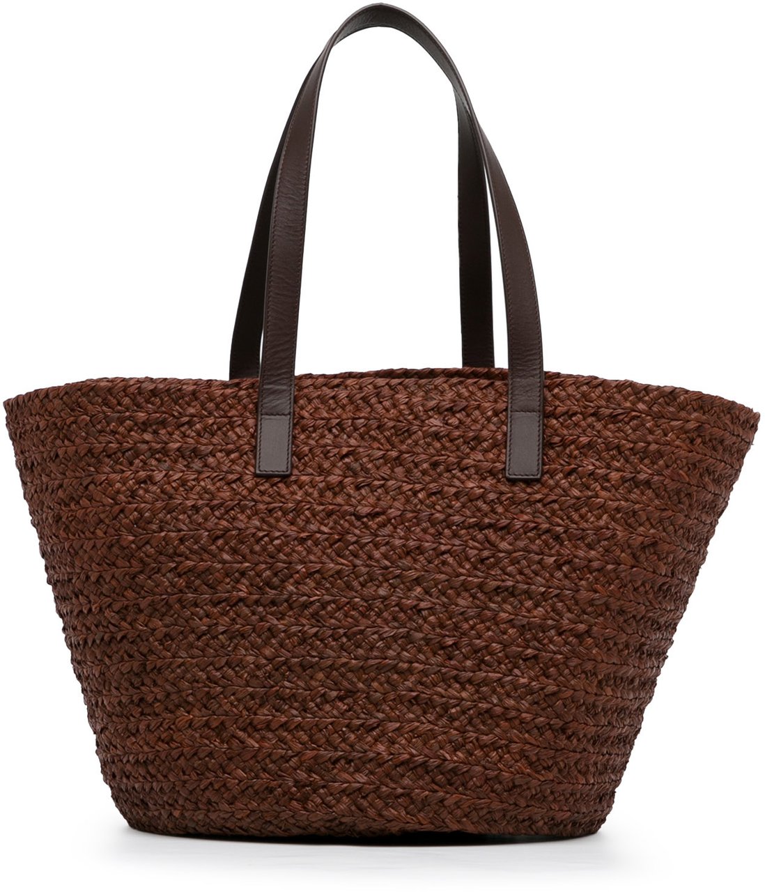 Saint Laurent Raffia Tote Bruin