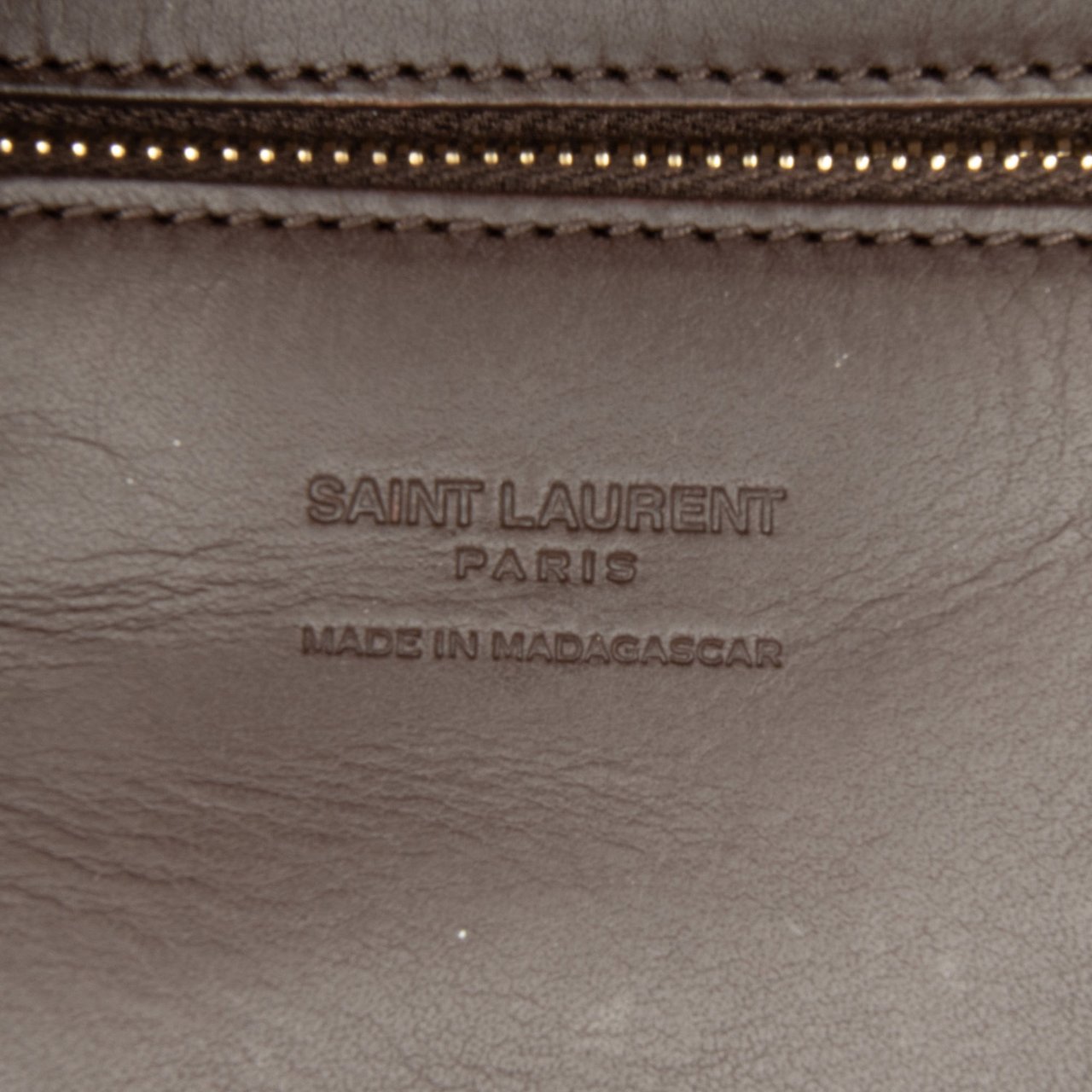 Saint Laurent Raffia Tote Bruin