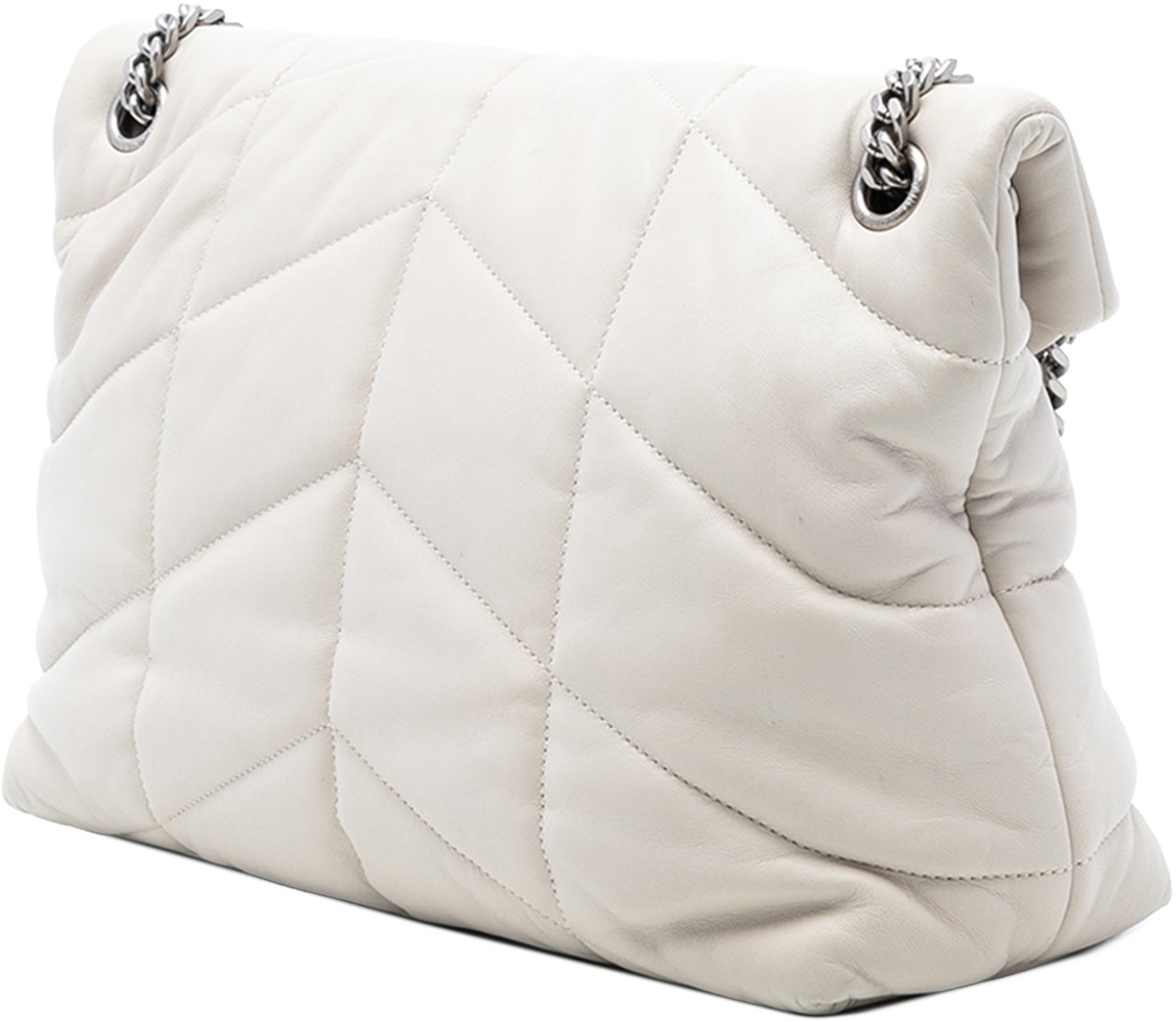 Saint Laurent Medium Nappa LouLou Puffer Shoulder Bag Wit