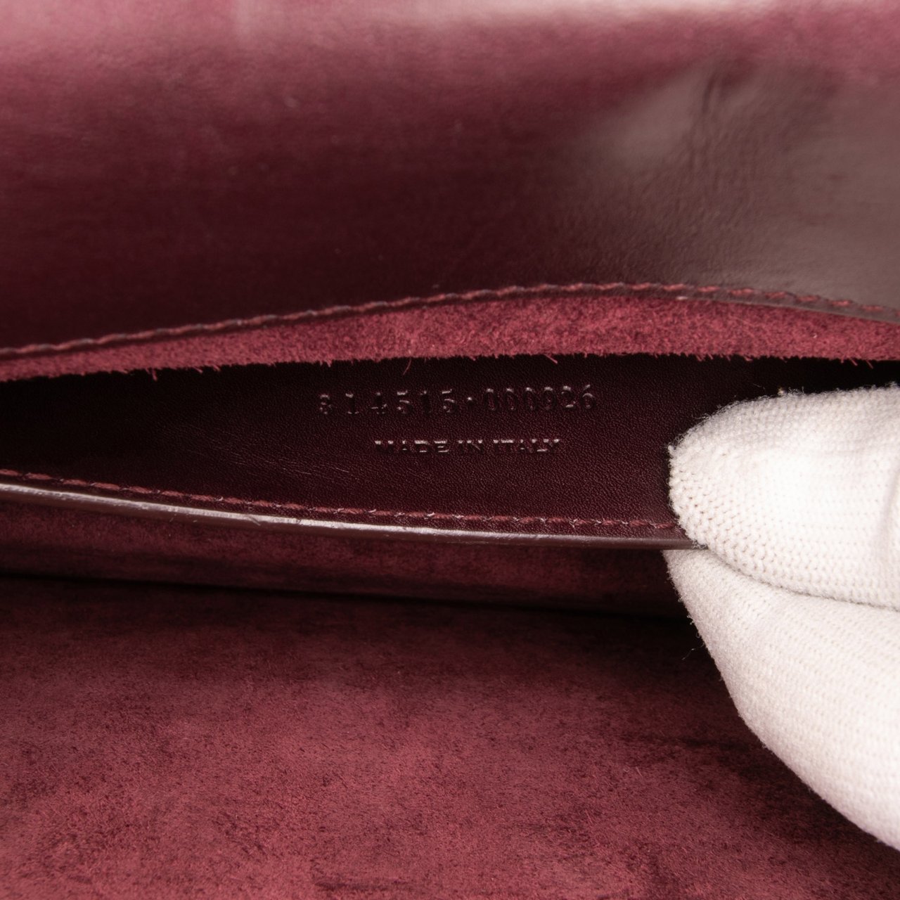 Saint Laurent Medium Leather Betty Crossbody Rood