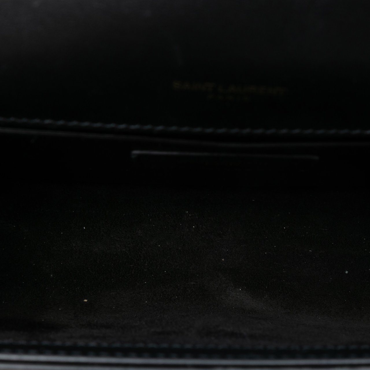 Saint Laurent Small Leather Monogram Kate Tassel Crossbody Zwart