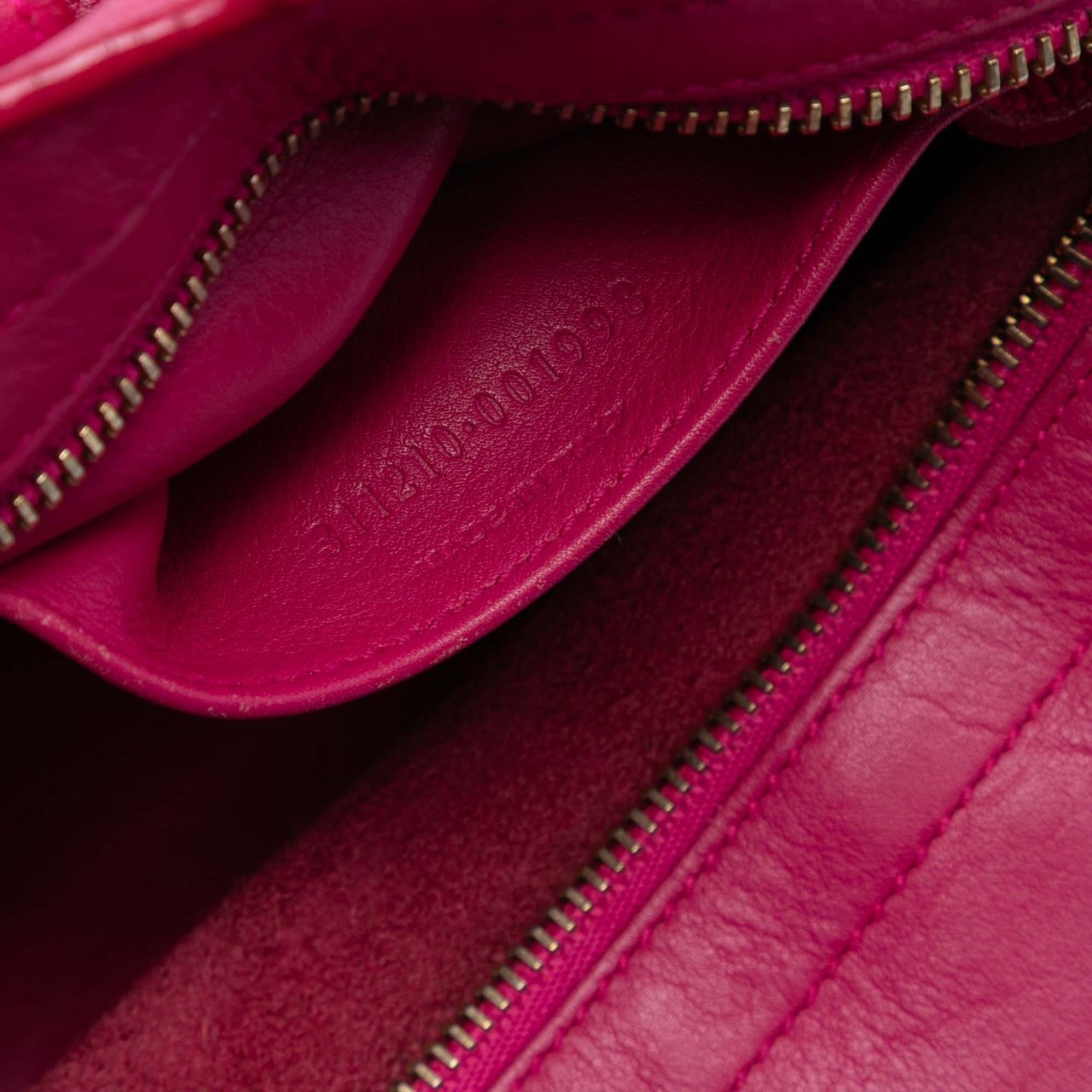 Saint Laurent Small Calfskin Cabas Chyc Satchel Roze